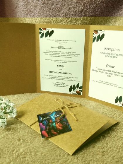 Rajendra Cards - Personalized Event Accessories & Favors Rustic & Handcrafted Invitations photo 15
