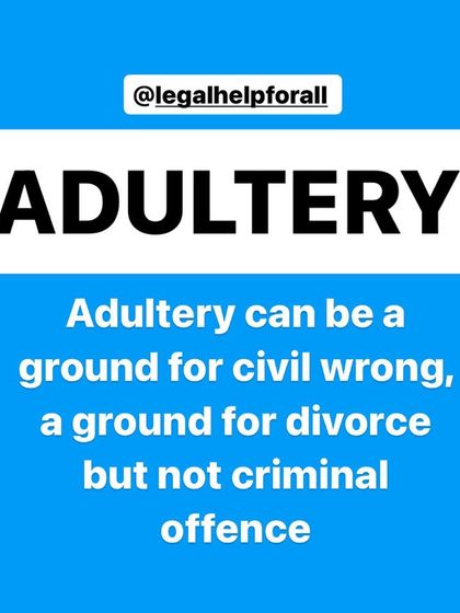 While adultery is no longer a criminal offense, it remains a strong civil wrong and a valid ground for divorce. I can help you file for divorce on the grounds of adultery with the necessary proof.