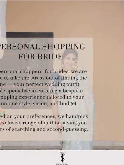 As personal shoppers for brides, we take the stress out of finding "the one." We specialize in curating a bespoke shopping experience tailored to your unique style, vision, and budget.