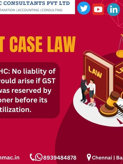 This case law from the Madras High Court provides an important clarification. No interest liability arises if a GST credit was reversed by the petitioner before it was ever utilized.