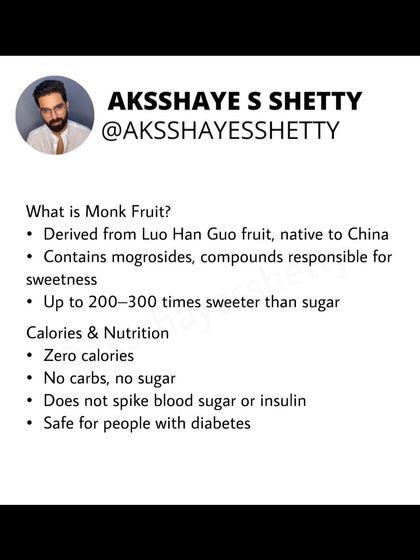 Monk fruit is a natural, zero-calorie sweetener that doesn't spike blood sugar, making it a great sugar substitute for weight management and for people with diabetes. I break down its benefits and how it compares to other sweeteners.