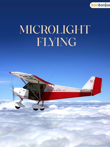 Ever wanted to fly a plane? Try microlight flying near Bangalore for a unique aerial adventure above the clouds.
