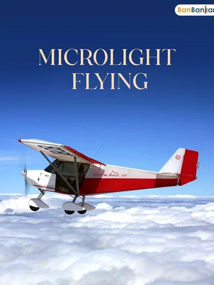 Ever wanted to fly a plane? Try microlight flying near Bangalore for a unique aerial adventure above the clouds.