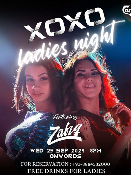 Themed nights like this "XOXO Ladies Night" are a staple of my weekly schedule, and I love the consistent energy they bring.
