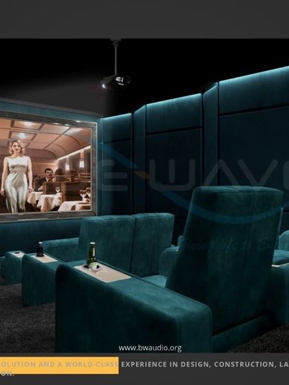 Bluewave Home Theaters - Home Theater & Cinema Room Solutions Modern & Dynamic Theaters photo 8