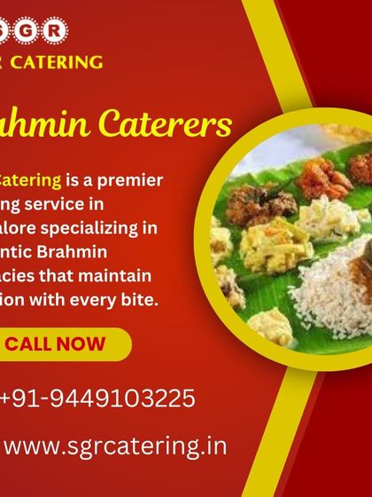 Specializing in authentic Brahmin delicacies, we maintain tradition with every bite. This image of a classic banana leaf meal showcases our commitment to serving genuine South Indian vegetarian food.