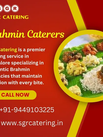 Specializing in authentic Brahmin delicacies, we maintain tradition with every bite. This image of a classic banana leaf meal showcases our commitment to serving genuine South Indian vegetarian food.