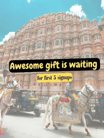 An awesome gift is waiting for the first 5 signups for our India dance trips. Don't miss out on this special offer.