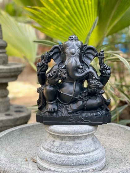 Greenhouse - Handcrafted Stone Sculpture & Decor Ganesha: The Remover of Obstacles photo 11