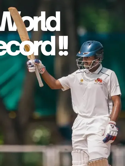 Celebrating Ayush Mhatre's world record innings. This is the result of relentless practice and a strong mental game, qualities we focus on developing in all our players.