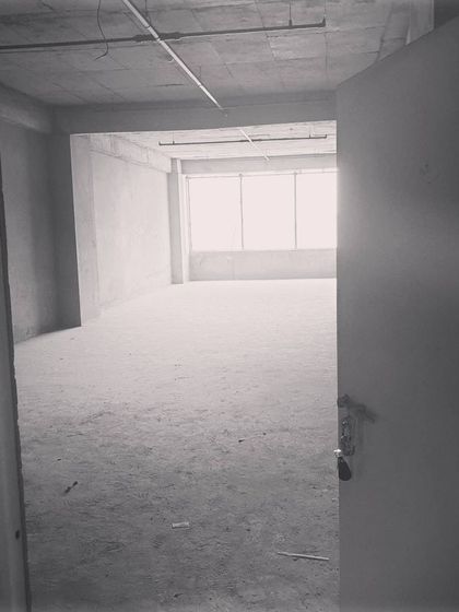 Stepping into a new project site. We see the potential in these empty concrete spaces to become inspiring environments.