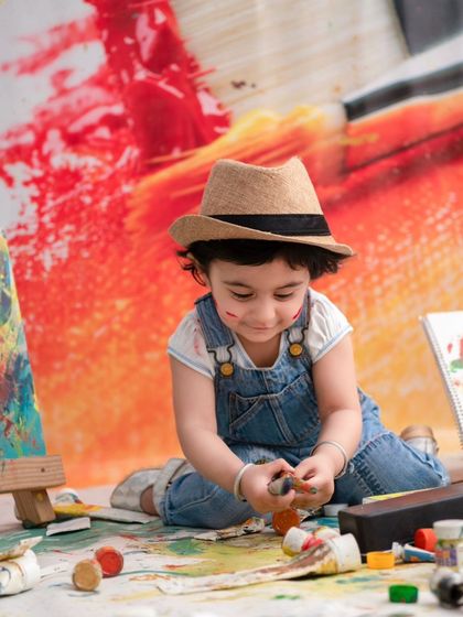 A moment of concentration. Even the quiet, focused moments during a creative session can make for beautiful and compelling portraits.