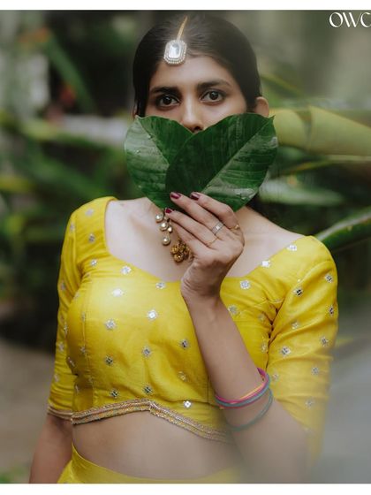 Orange Wedding Cinemas - Wedding Photography & Cinematography Vibrant Celebrations: Haldi & Mehendi photo 4