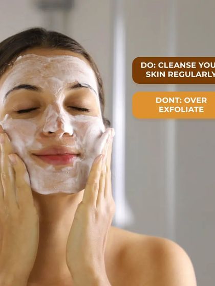 A key principle of acne care: cleanse your skin regularly to remove impurities, but do not over-exfoliate, as this can damage your skin's protective barrier.