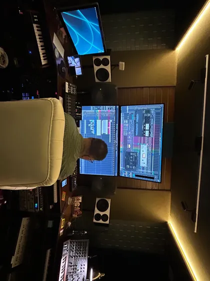 A look at the mixing process. After recording, every track is meticulously mixed and mastered by professionals to get that clean, powerful sound.