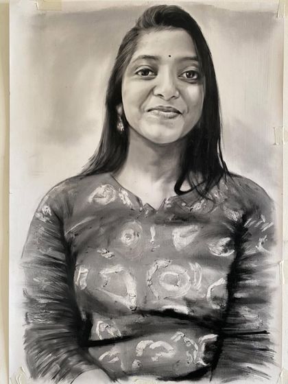 Realistic Charcoal & Dry Brush Sketches photo 68