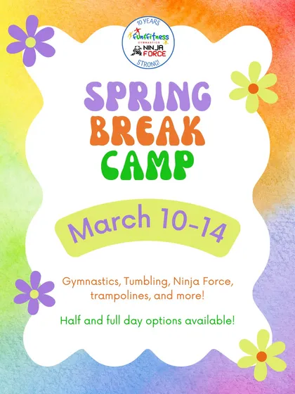 No school? No problem! Our Spring Break and Summer Camps are packed with gymnastics, tumbling, and Ninja Force fun. We offer themed days, crafts, and games to keep kids active and engaged.