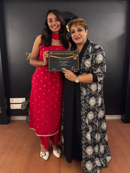 Congratulations to this graduate on completing her nail art training.