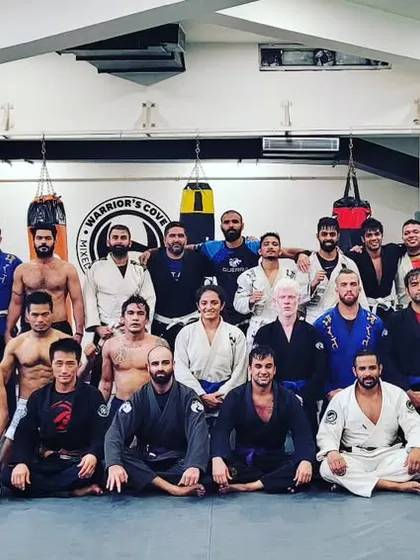 The full team after a Gi open mat and promotions. A great day for the academy.