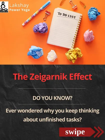 An explanation of the Zeigarnik Effect: why our brains obsess over unfinished tasks.