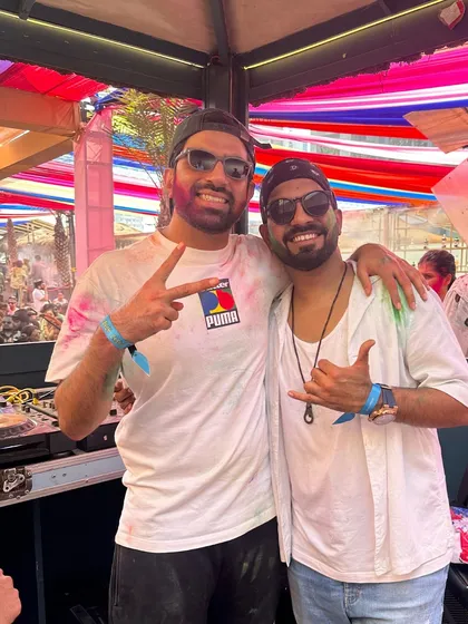 Holi 2025 was an absolute blast. Colors, beats, and incredible vibes. Here's a look at the madness, from the DJ booth to the colorful crowd.