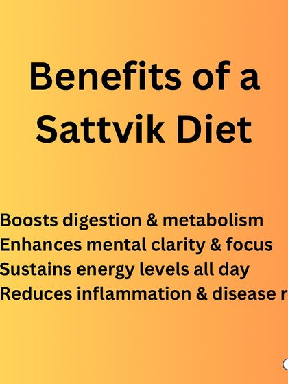 The benefits of a Sattvic diet include boosted digestion, enhanced mental clarity, sustained energy levels, and reduced inflammation.