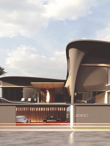 This render for a project in Amritsar, named "Behemoth," showcases a powerful, fluid design with a distinctive roofline resembling an elephant's trunk. It is a testament to our ability to turn challenging concepts into breathtaking reality.