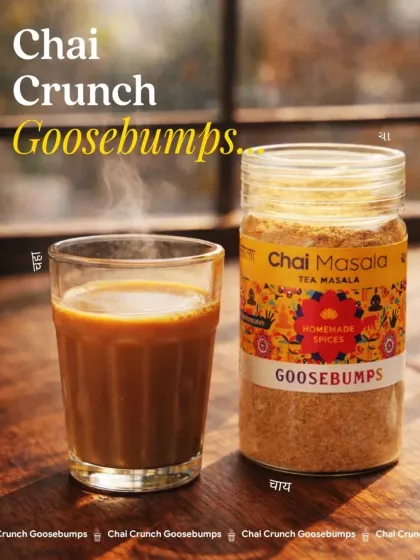 There's nothing like a steaming glass of masala chai to make you feel at home. My homemade Chai Masala is a fragrant blend of spices designed to give your daily tea ritual that extra crunch of warmth and flavour.