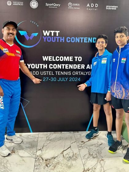 BNM Table Tennis Academy - High Performance Table Tennis Training International Stage: Representing India photo 7