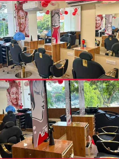 A look inside a brand new Jawed Habib salon. We follow a proven interior design formula with modern styling chairs, well-equipped stations, and our signature branding to create a premium customer experience.