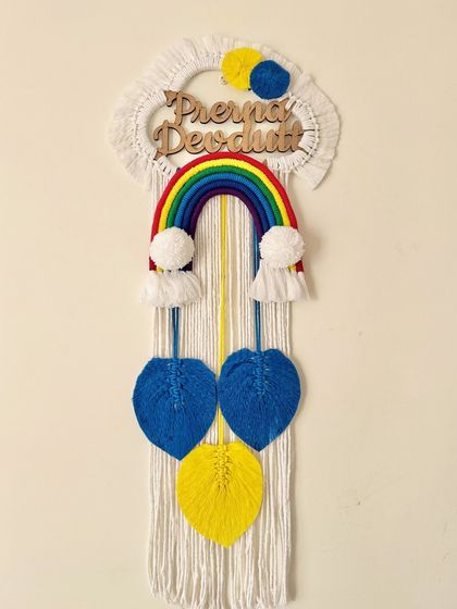 Shikha Agarwal - Custom Macrame & Crochet Home Decor Personalized Name Hangings photo 6