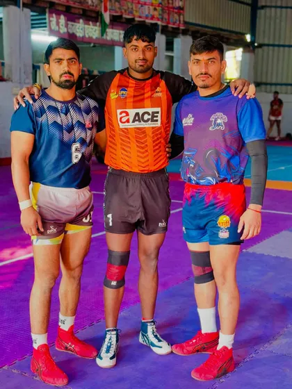Brothers in sport. Three of my students who have gone on to play in professional series, pictured here at the academy.