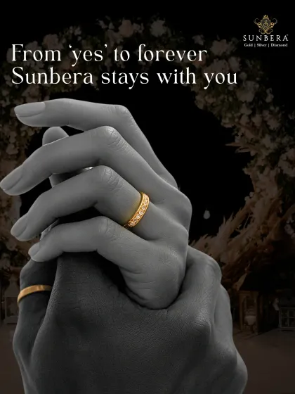 From the moment you say 'yes' to every moment after, I am here to craft the symbols of your journey. These custom couple rings are designed to represent your unique bond, a promise made in gold.