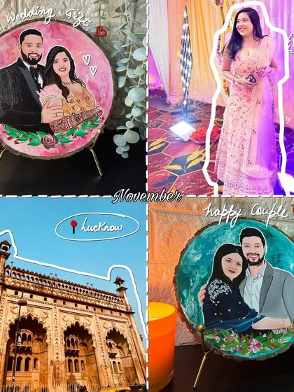 November's highlights, including some beautiful wedding gift portraits and a trip to Lucknow.
