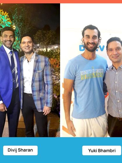 It's always a pleasure to work with top Indian tennis players like Divij Sharan and Yuki Bhambri. We provide specialized sports rehabilitation to help them compete at the highest level.
