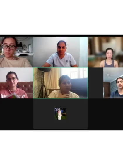 A screenshot from our online Prenatal & Postnatal Yoga TTC, a course designed to help you guide mothers with confidence and care.