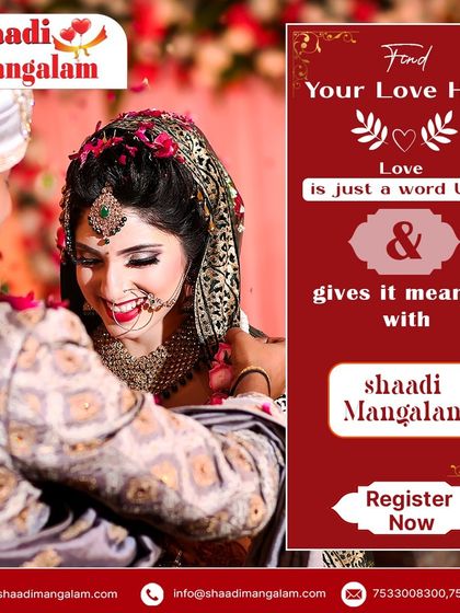 Love is just a word until someone gives it meaning. We help you find that special someone who will give meaning to your life.