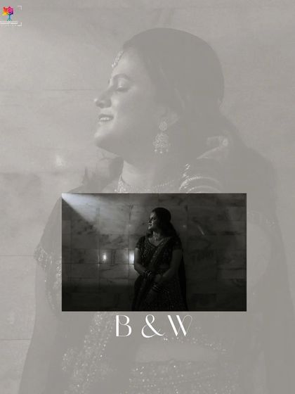 A dramatic black and white bridal portrait using a single beam of light. This artistic technique creates a moody, timeless, and powerful image.