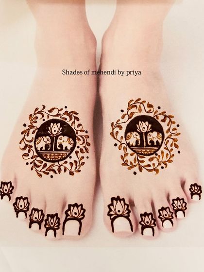 Elegant Feet Mehendi photo 6
