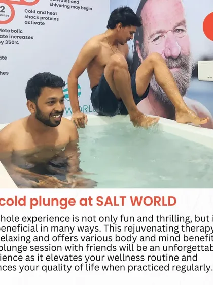 Our ice cold plunge is a fun and thrilling activity to do with friends in Bangalore. This rejuvenating therapy offers numerous mind and body benefits, enhancing your quality of life with regular practice.
