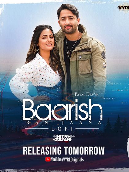The pre-release announcement for the "Baarish Ban Jaana" Lofi remix. It was exciting to build anticipation for this new take on a beloved song with VYRL Originals.