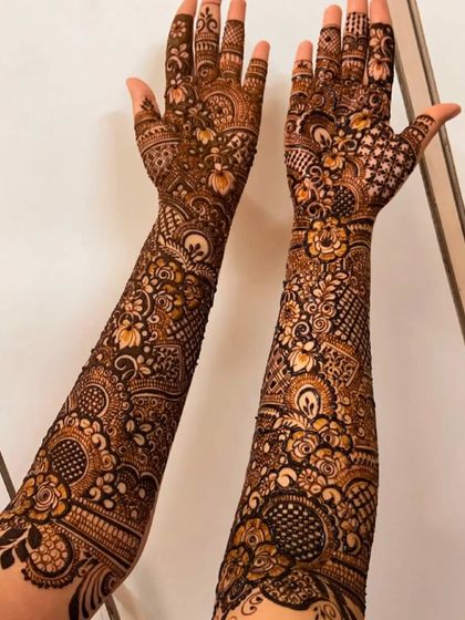 Mehendi Art by Nishat - Mehndi (Henna) Artistry Elaborate Bridal Henna photo 97
