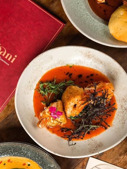 Who’s ready to dive into a delicious plate of jumbo prawns? This dish is a feast for the eyes and the taste buds, a must-try for all seafood lovers.