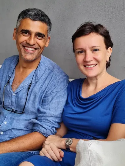 A portrait of us from a feature on art and public spaces. We discussed how we design public projects like The Steps in Bandra with local communities and function in mind, turning spaces into places.