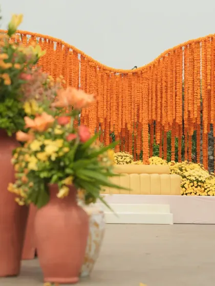 Vibrant Haldi & Mehendi Functions photo 14