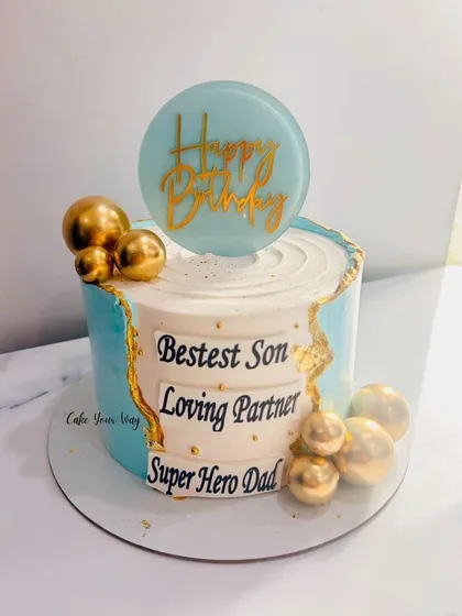 For the ultimate superhero in your life: "Bestest Son, Loving Partner, Super Hero Dad."