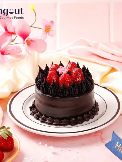 A classic combination, reimagined. This is my sugar-free chocolate bento cake, topped with fresh, seasonal strawberries. It’s a rich, decadent, and completely guilt-free dessert perfect for a small celebration.