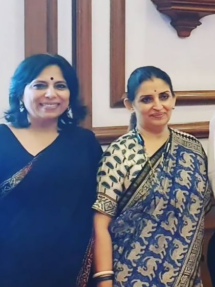 Brainstorming with top IAS officers Pravin Pardesi and Sujata Saunik to frame new fire safety guidelines for our PIL. Collaborating with dedicated bureaucrats is key to creating effective policies that will be presented to the Bombay High Court to make Mumbai safer.