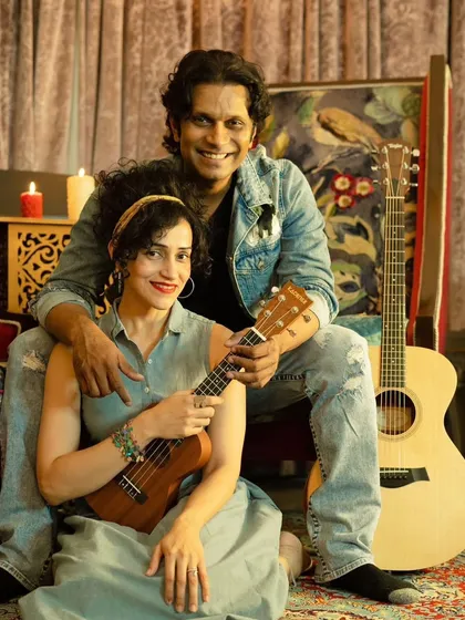 My musical powerhouse, Vasudha Sharma. Our collaboration on the "Just Duet" series is all about creating beautiful, acoustic music together.