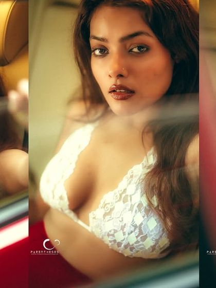 Another collage from the car window series, showcasing different angles and expressions. It's a study in light, reflection, and quiet confidence.